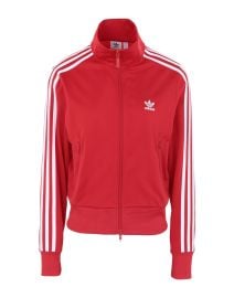 ADIDAS ORIGINALS FIREBIRD TT  PB    Red Womens Sweatshirt at Yoox